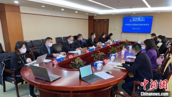 中国留学人才发展基金会举行座谈会 研讨留学生包机、高价机票等问题